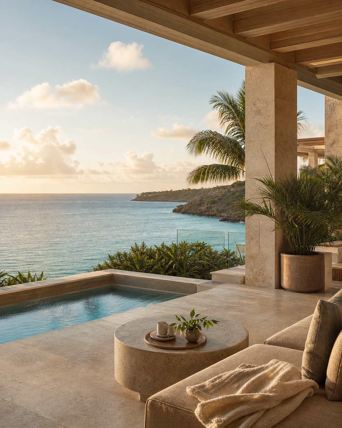 Premium all-inclusive resort pool and beach
